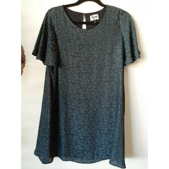 Show Me Your MuMu Dresses & Skirts - Show Me Your MuMu Jenner Dress Cheetah animal print Charcoal Gray slinky Size Sm